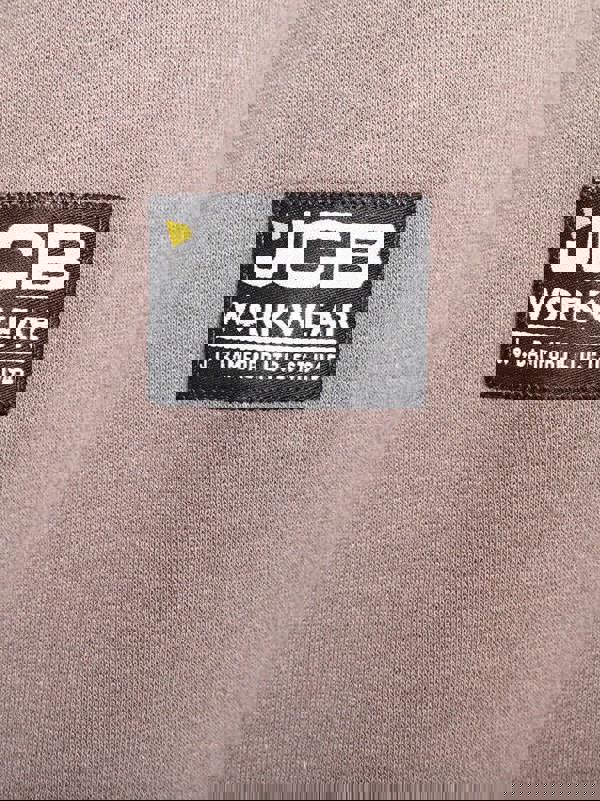 JCB Zip Thru Mens Trade Work Sweat Shirt Full Zip Hoodie