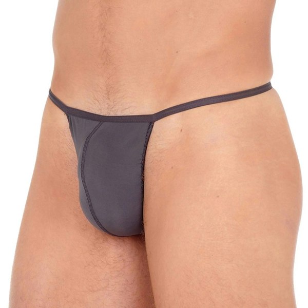Hom Plume Ultra-light G-String, Anthracite Grey