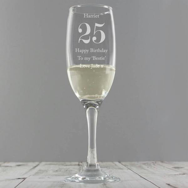 Personalised Birthday Big Age Flute - alternative angle