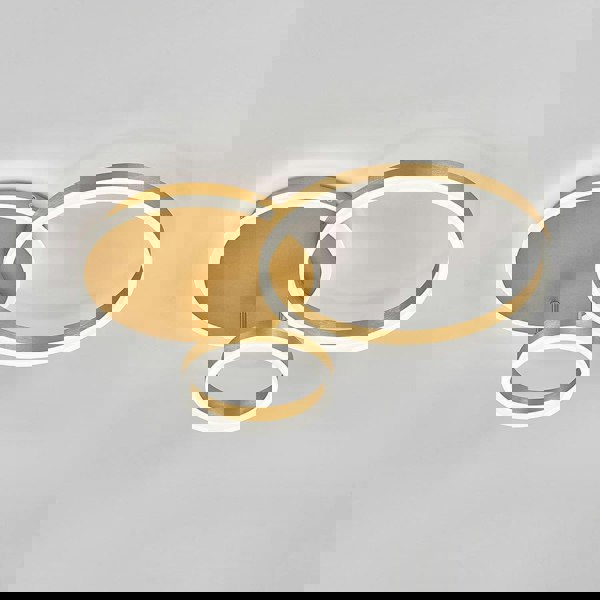 2/3.5 ft Circles Ceiling Light with LED Dimmable/Non-Dimmable Ceiling Lights Living and Home 