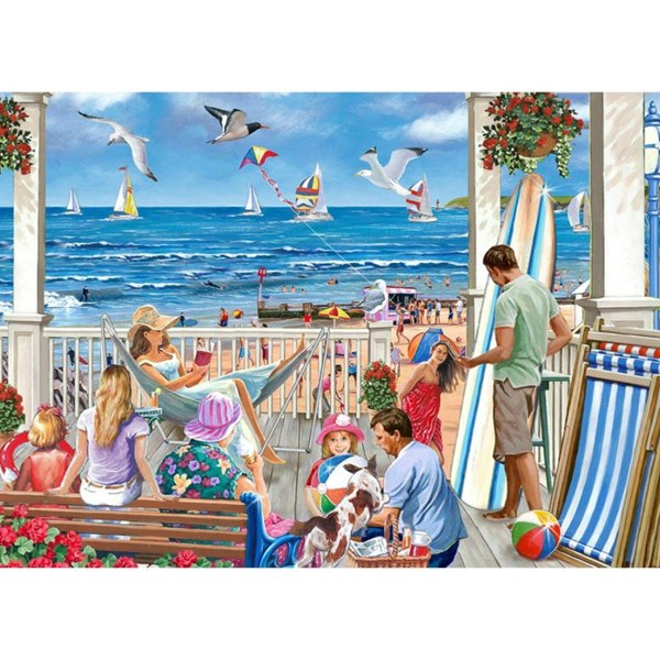 The House of Puzzles All On Deck - 1000 Piece Jigsaw Puzzle