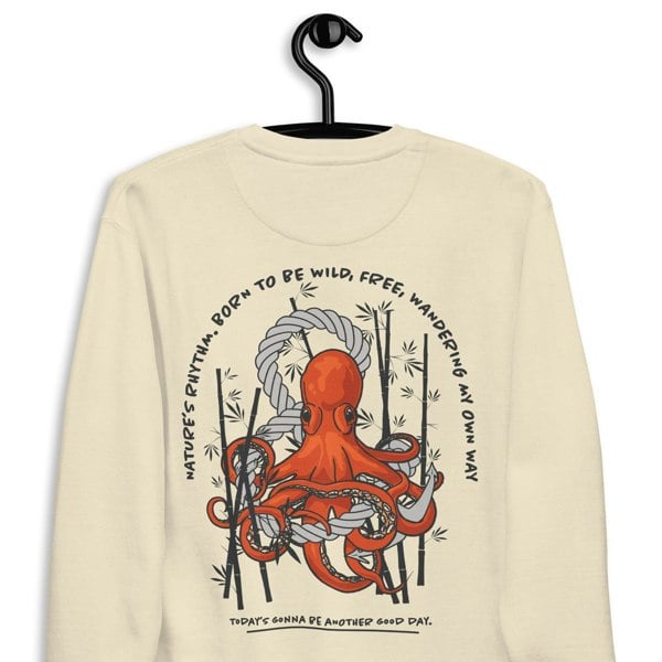 ANCHOR & CREW Octopus Another Good Day Cotton Blend Sweatshirt 