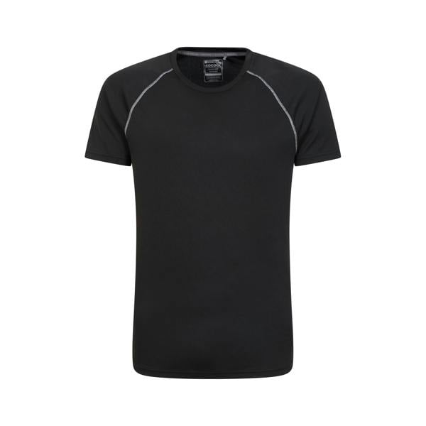 Mountain Warehouse Mens Endurance IsoCool T-Shirt - Black - 