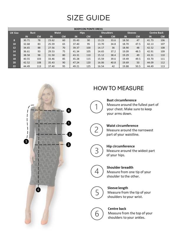 HotSquash Bodycon Ponte Dress
