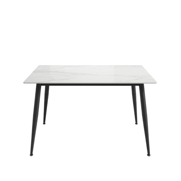 Wyld Haus Bramblewood 4 Seater Marble Effect Dining Set Table and 4 Chairs