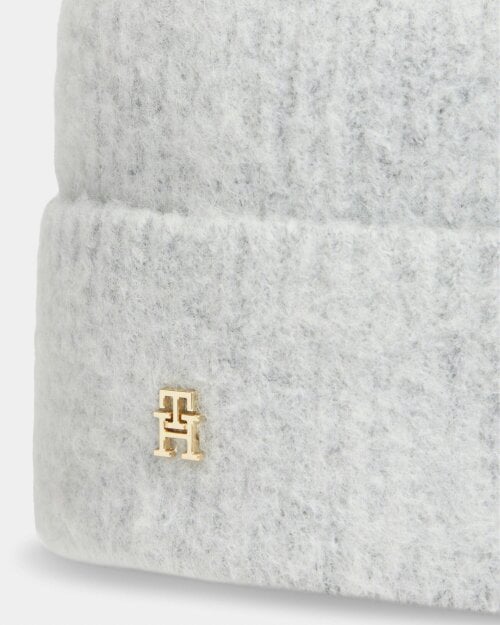 Tommy Hilfiger TH Elevated Chic Womens Beanie - Light Grey Heather