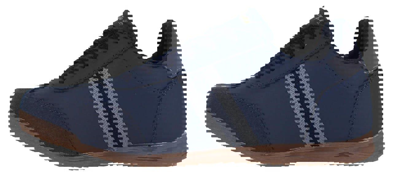 Lambretta Tackle Mens Casual Smart Lace Up Retro Trainers