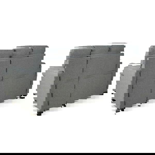 Furnishings For Less Arden Grey 3 Seater L Shaped Universal Sofa Bed With Storage Living Room