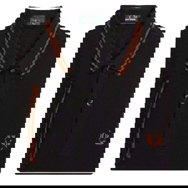 Fred Perry M3600 U35 Black Polo Shirt Mens XS