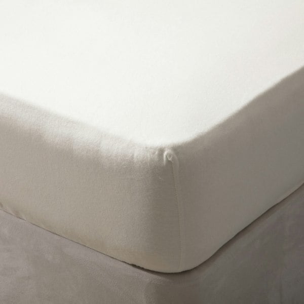 Belledorm Brushed Cotton Extra Deep Fitted Sheet - Cream