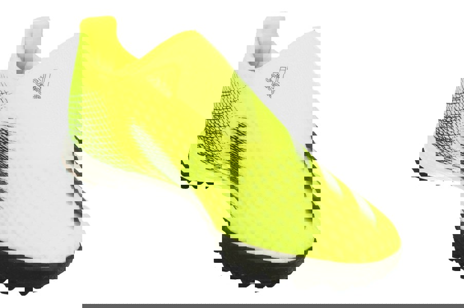 Adidas X Ghosted.3 Ll Tf Mens Football Boots Trainers  FW6971 - Yellow Black Blue Fw6971 - Photo 3