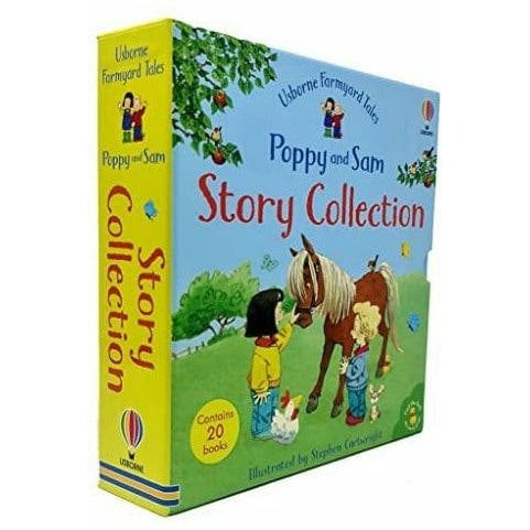 Farmyard Tales Poppy & Sam 20 Book Box Set By Heather Amery (The Hungry Donkey, Camping Out & More)