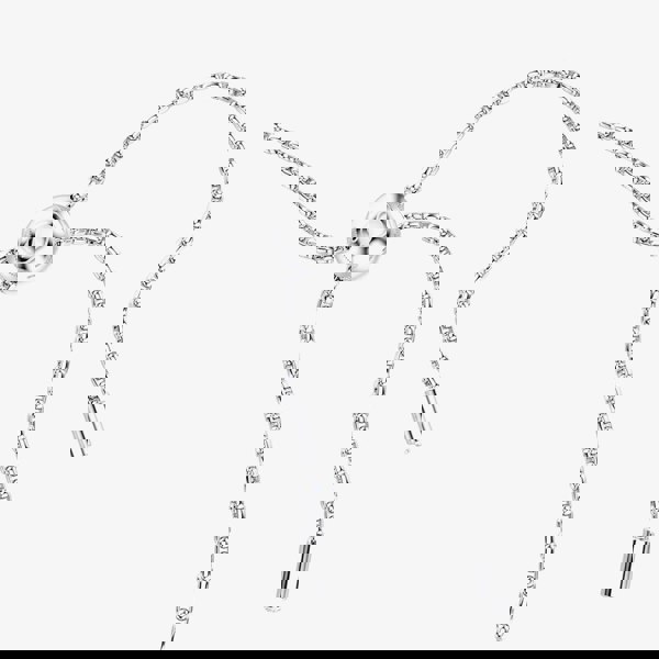 Swarovski Matrix Rhodium Plated Blue & White Zirconia Toggle Bracelet 5725854