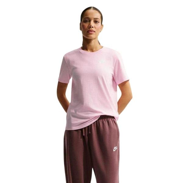 Nike Womens/Ladies Club T-Shirt - Pink Foam - 