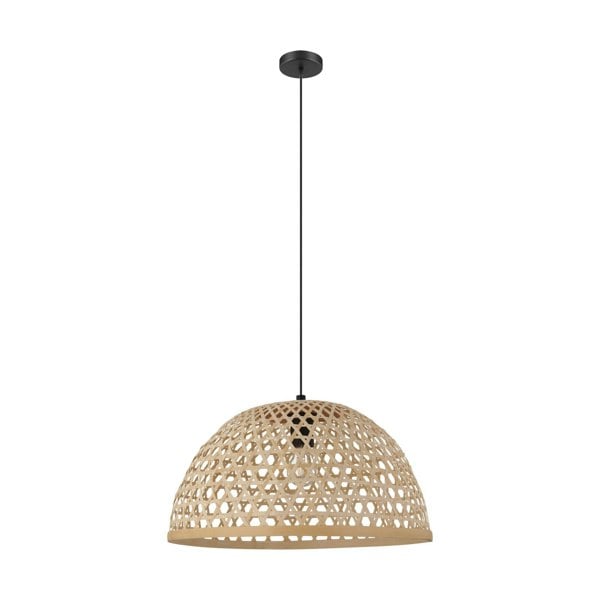 Hanging Ceiling Pendant Light Wicker Shade 1 x 40W E27 Hallway Feature Lamp Loops