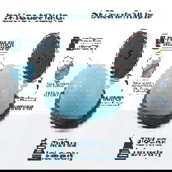 Centra Half Balance Ball Trainer with Resistance Bands Pump Yoga Pilate Fitness