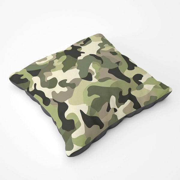 Warren Reed Camouflage Design Floor Cushion