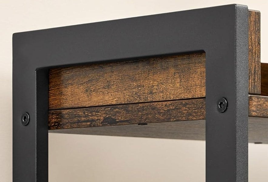 Modcraft 3-Tier Over-The-Toilet Storage Shelf – Rustic Brown| Industrial Bathroom Organizer
