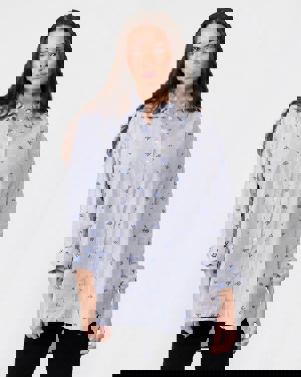 Tommy Hilfiger Ithaka Stripe Womens Easy Fit Shirt