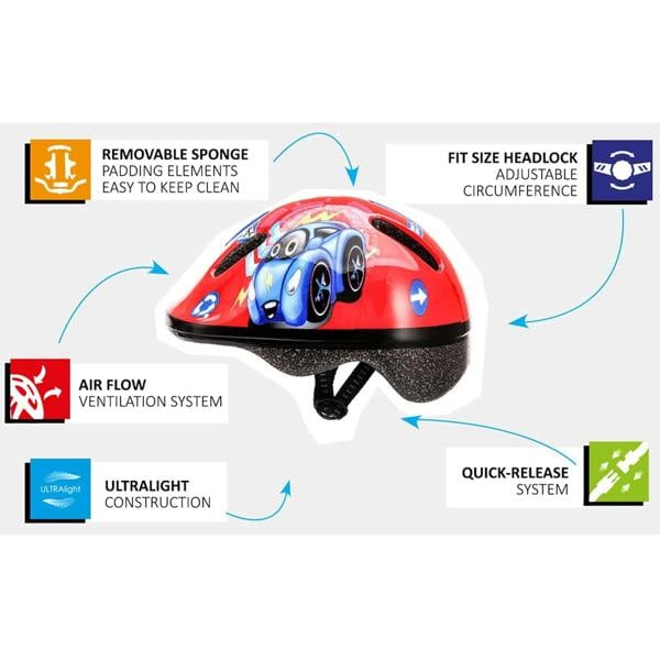 Meteor Helmet For Kids Toddler Childrens Boys Girls MV62
