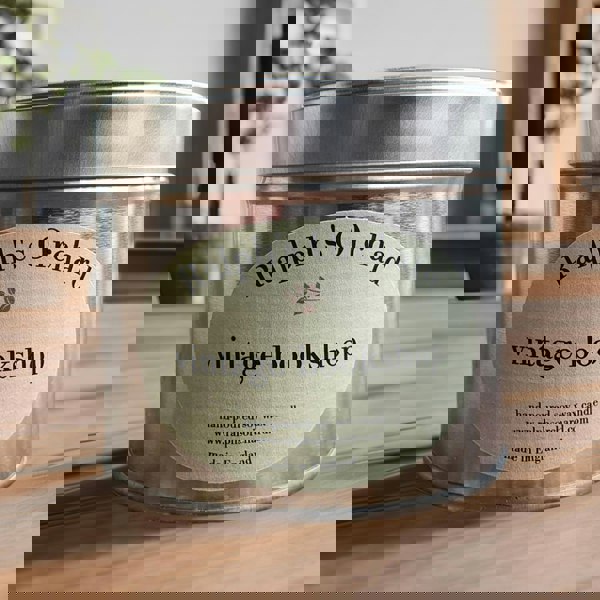 vintage bookshop scented candle