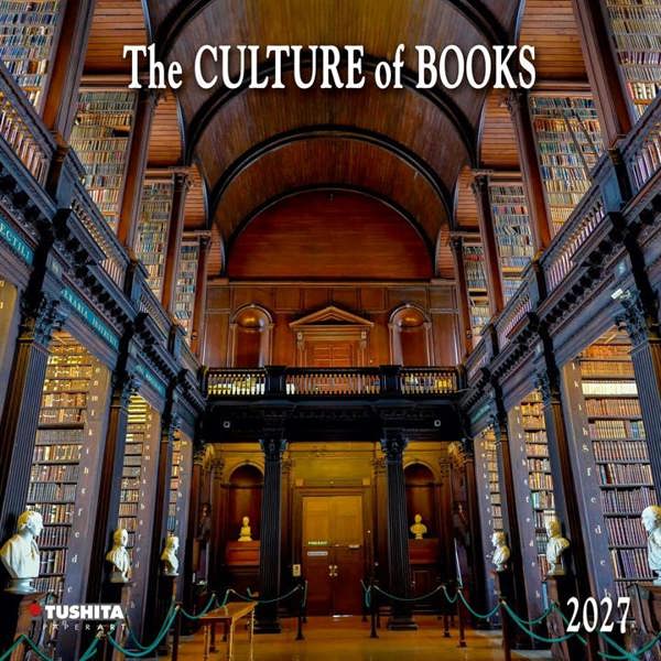 The Culture Of Books Calendar 2027, Wall Calendars, Month To View, History & Literature, Gift