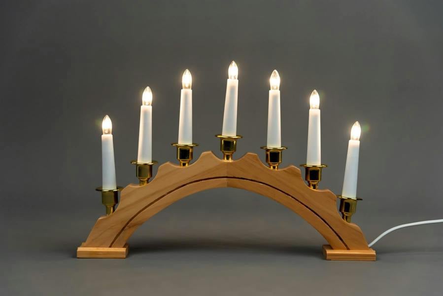 440mm Wooden Arc Decorative Christmas Display for Indoor and Sheltered Outdoor Seasonal Styling image 5