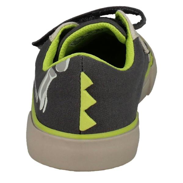 Clarks Boys Clarks Dinosaur Canvas Shoes Foxing Stomp
