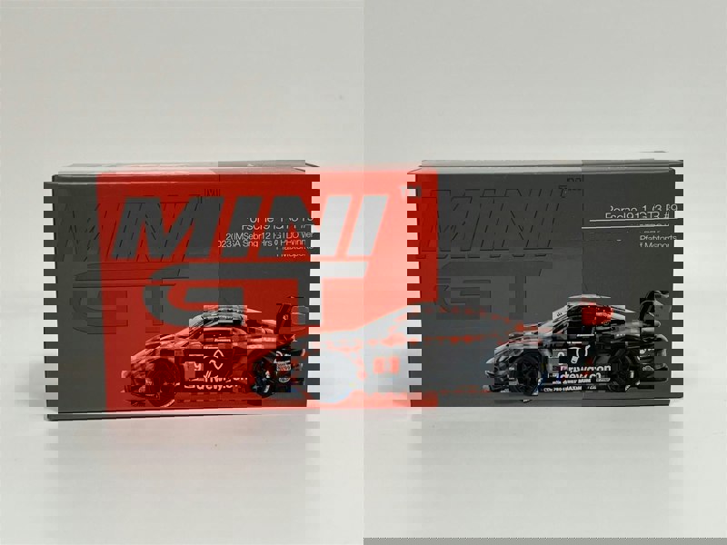 Mini GT Porsche 911 GT3 R #9 2023 IMSA Sebring 1:64 Mini GT MGT00770L
