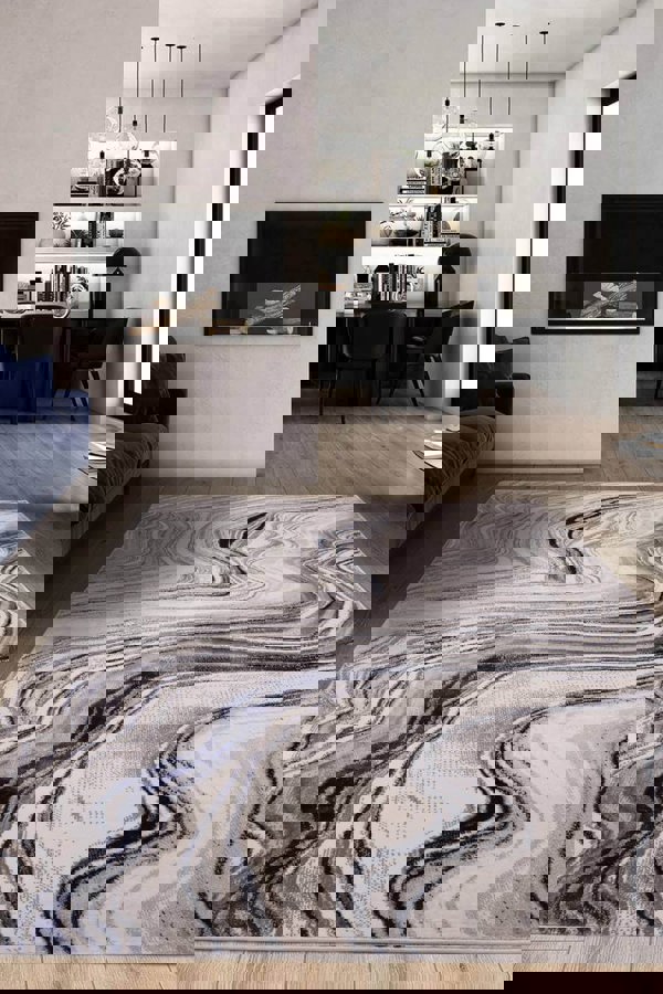 Dusk Watercolour Rug – Soft Abstract Design