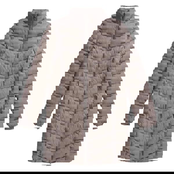 Animal Womens/Ladies Frankie Longline Padded Jacket - Taupe - 