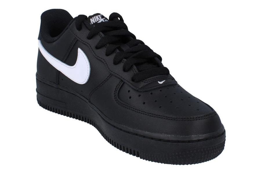 Nike Air Force 1 07 Mens Trainers Fz0627 Shoes  010 - Black White Black 010 - Photo 3