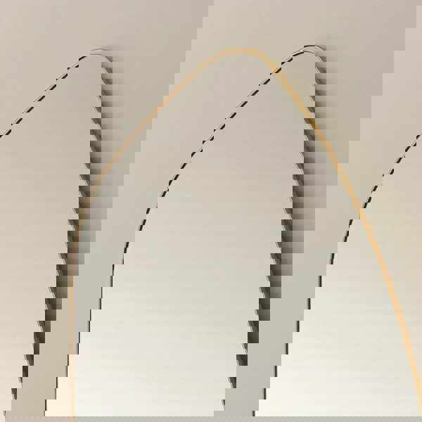 Exclusive Mirrors Modern Gold Metal Irregular Full Length Mirror 177cm x 61cm