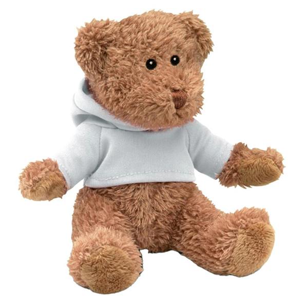 MidOcean Johnny Teddy Bear Plush Toy - White - 