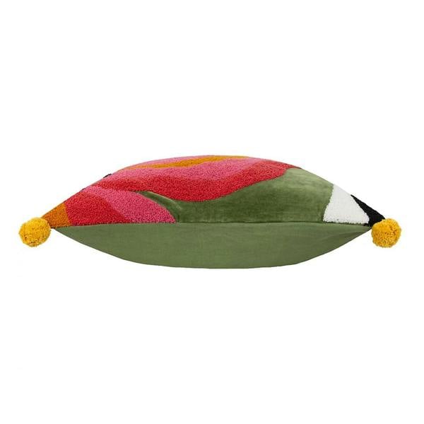 Wylder House Of Bloom Piped Poppy Cushion Cover - Multicoloured - 