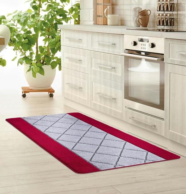Smart Living Carmela Gel Mat - Red Grey