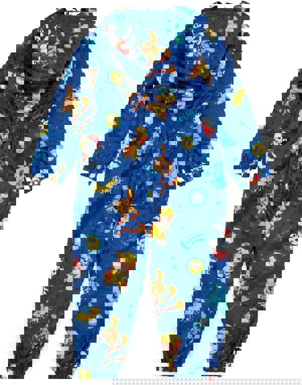 Paw Patrol Boys Blue Marshall , Rubble & Chase All-Over Print Puddle Suit