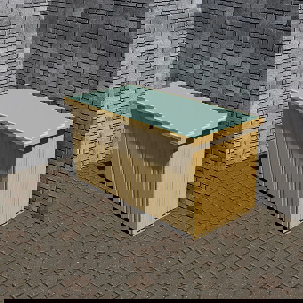 Shire Garden Storage Box interlock 4x2 - Best Shed