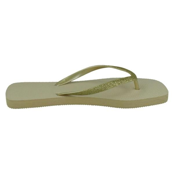 Spot On Ladies Spot On Squared Toe Flip Flops F00389