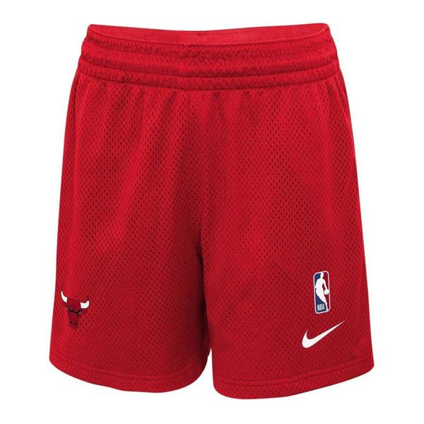 Nike Boys NBA Chicago Bulls Basketball Shorts - Red - 