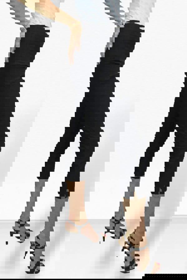 Paulo Due Women's Slim Fit Stretch Cropped Trousers