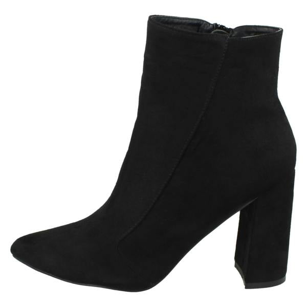 Spot On Ladies Spot On Zip Up Ankle Boots F51140