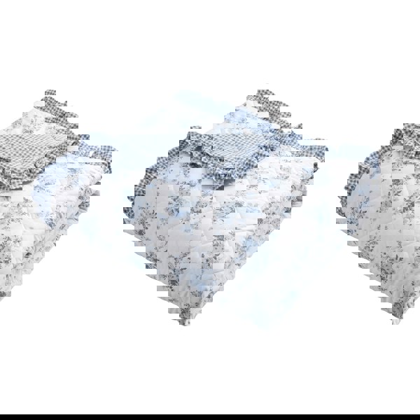 Catherine Lansfield Lucie Floral Frill Fully Reversible Bedspread