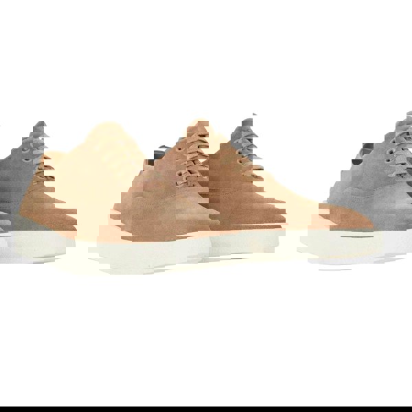 Boss Mens Clay Suede Tennis Trainers - Beige
