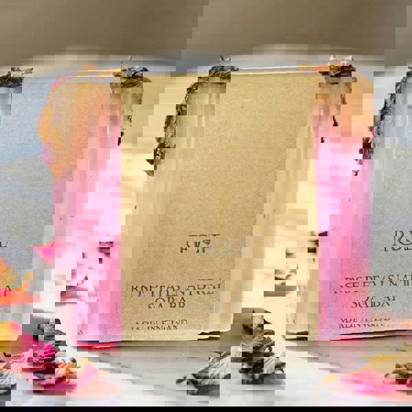 rose petals soap bar