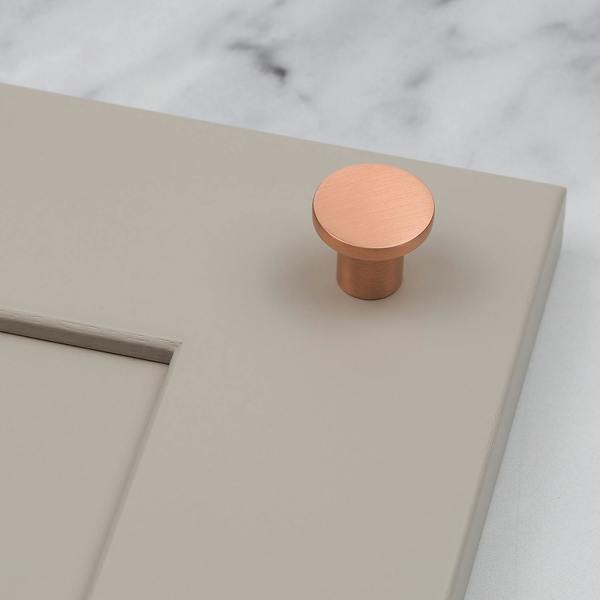 Handle & Home 25mm Satin Copper Disc Knob