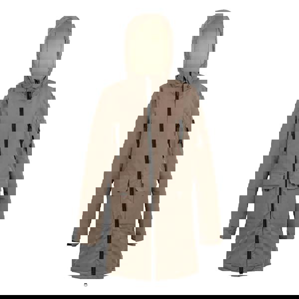 Regatta Womens/Ladies Gwynn Insulated Waterproof Jacket - Mocha/Perfectly Pale - 