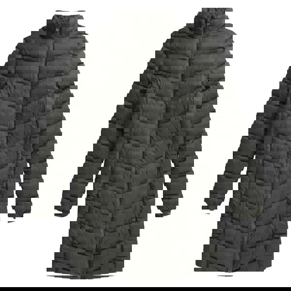 Animal Womens/Ladies Frankie Longline Padded Jacket - Dark Khaki - 