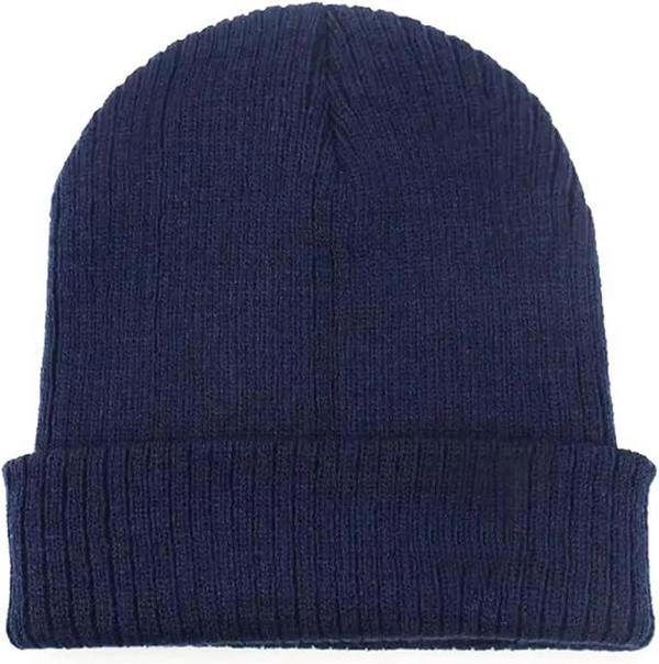 ATEK Unisex Knitted Winter Beanie Hat One Size Navy