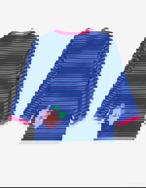 Organic Red Bird Applique T-Shirt - Toby Tiger UK Retail